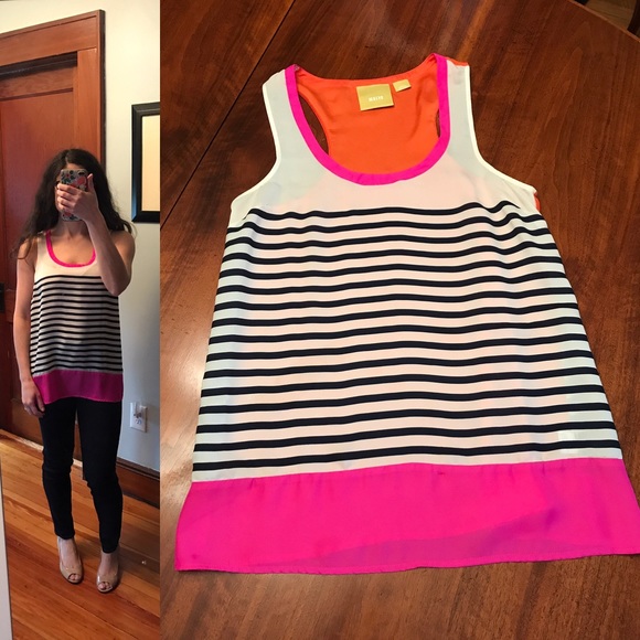 Anthropologie Tops - Maeve by Anthropologie multi color tank top